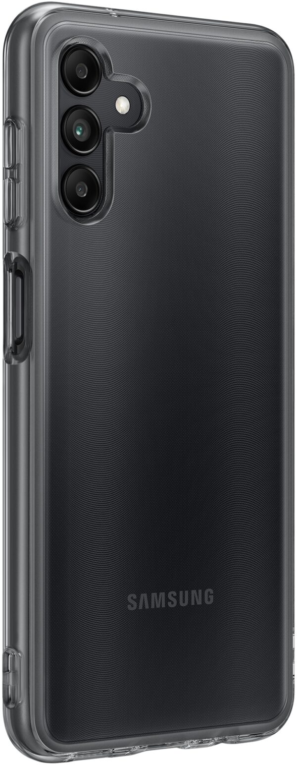Samsung Ef-Qa047Tbegww Samsung Soft Clear Cover Galaxy A04S Black - Afbeelding 4