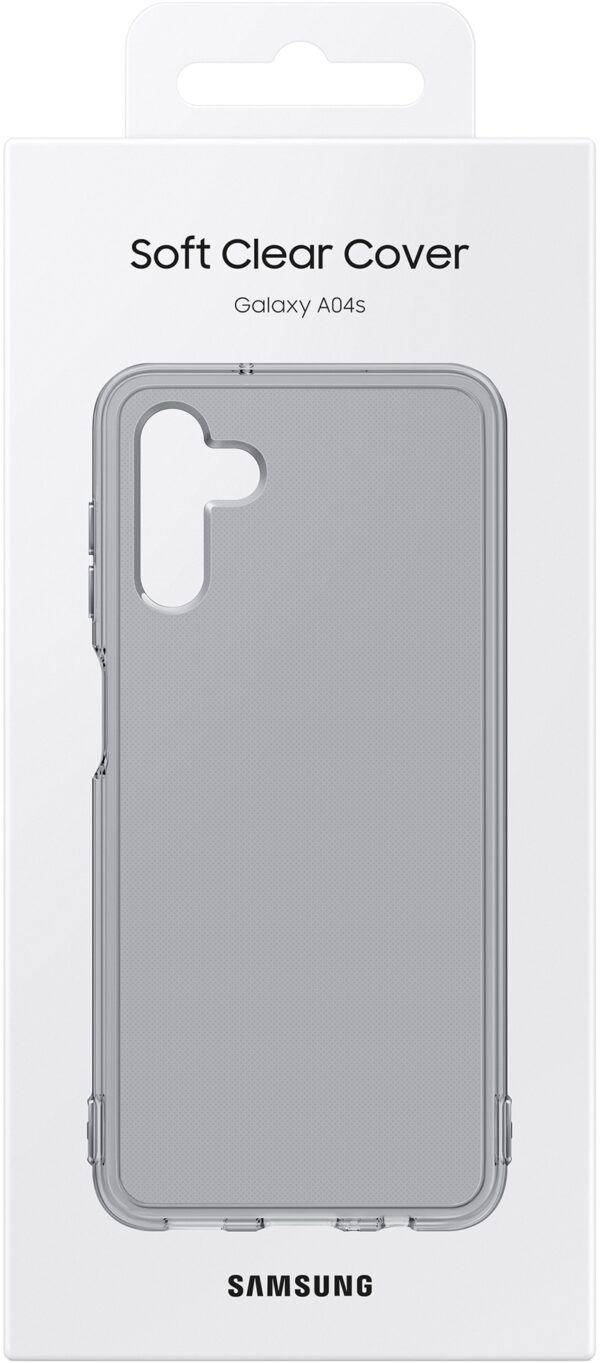 Samsung Ef-Qa047Tbegww Samsung Soft Clear Cover Galaxy A04S Black - Afbeelding 5