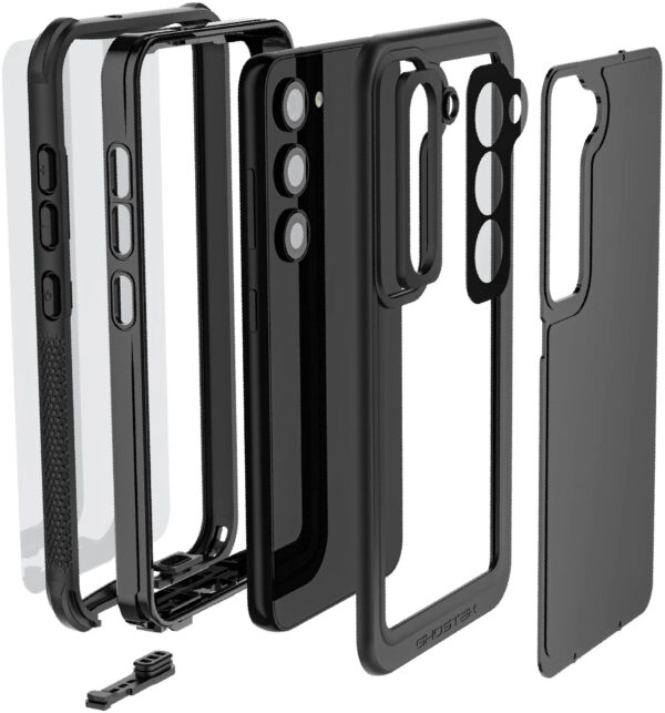 Ghostek Nautical Waterproof Case + Belt Swivel Holster Samsung Galaxy S23 5G Clear - Afbeelding 10