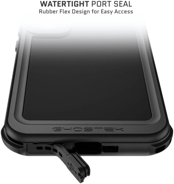 Ghostek Nautical Waterproof Case + Belt Swivel Holster Samsung Galaxy S23 5G Clear - Afbeelding 6