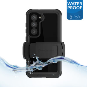 Ghostek Nautical Waterproof Case + Belt Swivel Holster Samsung Galaxy S23 5G Black