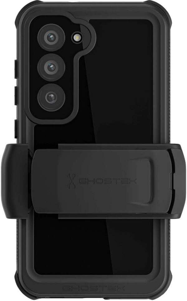 Ghostek Nautical Waterproof Case + Belt Swivel Holster Samsung Galaxy S23 5G Black - Afbeelding 2
