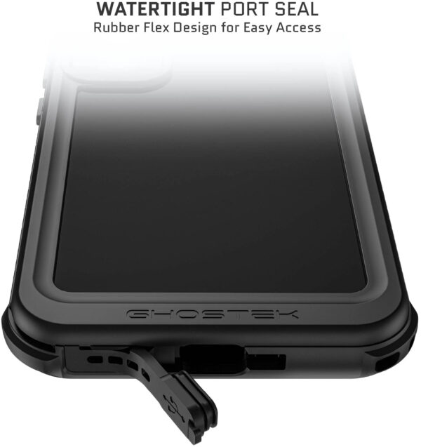 Ghostek Nautical Waterproof Case + Belt Swivel Holster Samsung Galaxy S23 5G Black - Afbeelding 9