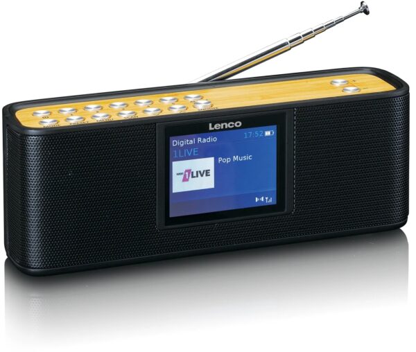 Lenco Pdr-045Bk Lenco Portable Internet Dab+ Bluetooth Radio Black - Afbeelding 2