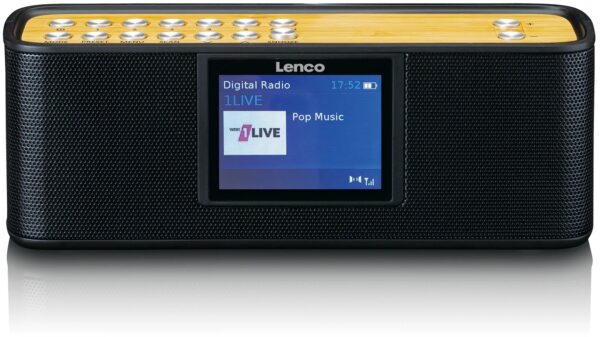 Lenco Pdr-045Bk Lenco Portable Internet Dab+ Bluetooth Radio Black - Afbeelding 3