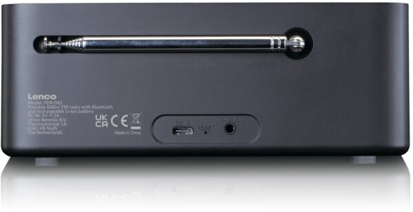 Lenco Pdr-045Bk Lenco Portable Internet Dab+ Bluetooth Radio Black - Afbeelding 5