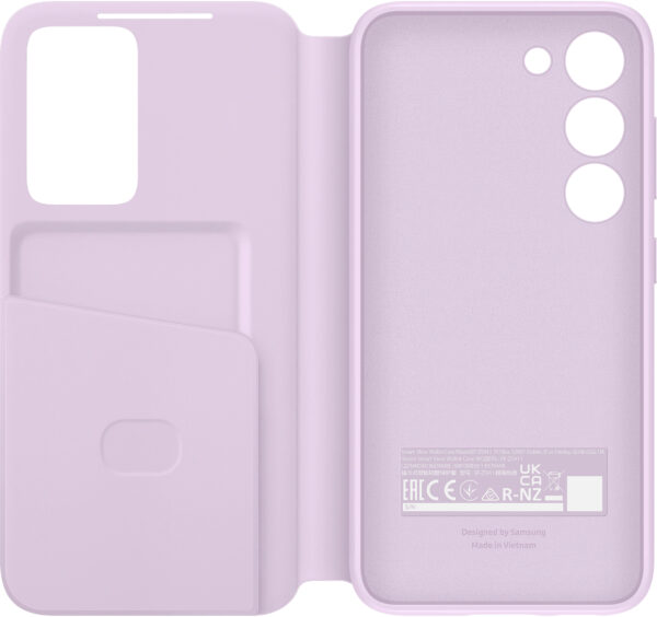 Samsung Ef-Zs911Cvegww Samsung Smart Clear View Cover Galaxy S23 5G Lavender - Afbeelding 2