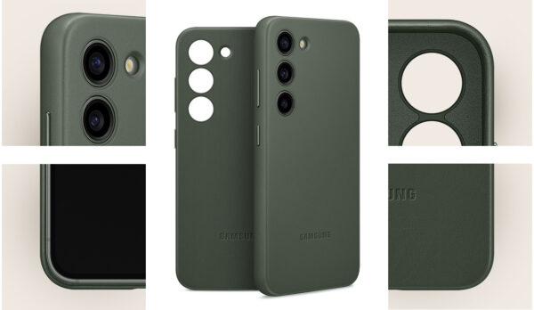 Samsung Ef-Vs911Laegww Samsung Leather Cover Galaxy S23 5G Camel - Afbeelding 4