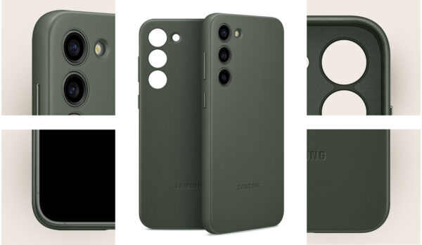 Samsung Ef-Vs916Lgegww Samsung Leather Cover Galaxy S23+ 5G Green - Afbeelding 4