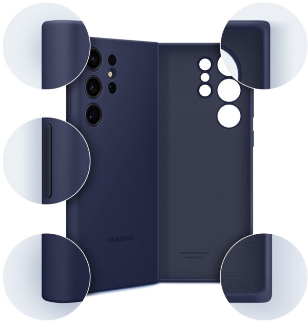 Samsung Ef-Ps918Tnegww Samsung Silicone Cover Galaxy S23 Ultra 5G Navy - Afbeelding 4