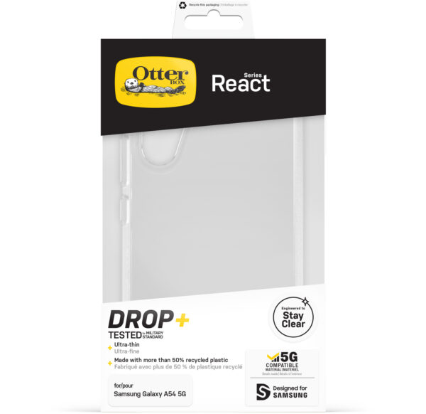 Otterbox React Series Samsung Galaxy A54 5G Clear - Afbeelding 5