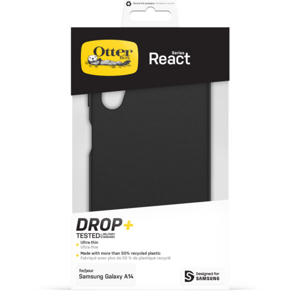Otterbox React Series Samsung Galaxy A14 4G Black - Afbeelding 5