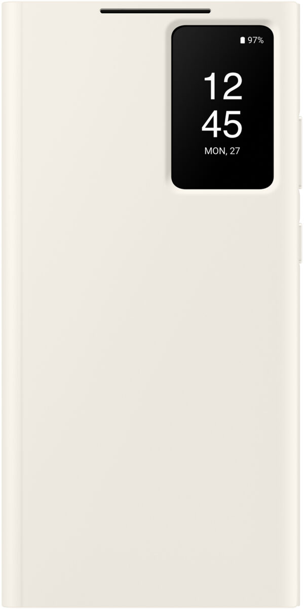 Samsung Ef-Zs918Cuegww Samsung Smart Clear View Cover Galaxy S23 Ultra 5G Cream