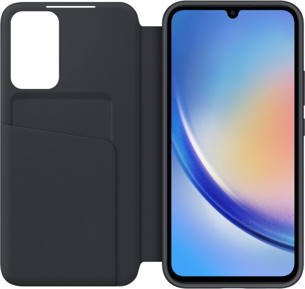 Samsung Ef-Za346Cbegww Samsung Smart Clear View Cover Galaxy A34 5G Black - Afbeelding 3