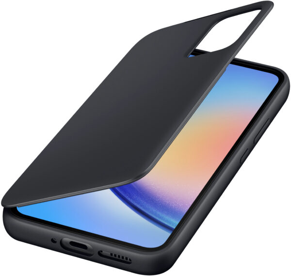 Samsung Ef-Za346Cbegww Samsung Smart Clear View Cover Galaxy A34 5G Black - Afbeelding 5