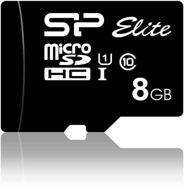 Silicon Power Micro Sdhc Incl. Sd Adapter 8Gb Uhs-1 Class 10 - Afbeelding 2