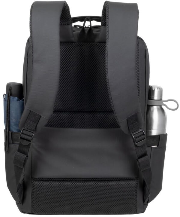 Rivacase Tegel Coated Eco Laptop Backpack 15.6Inch Black - Afbeelding 4