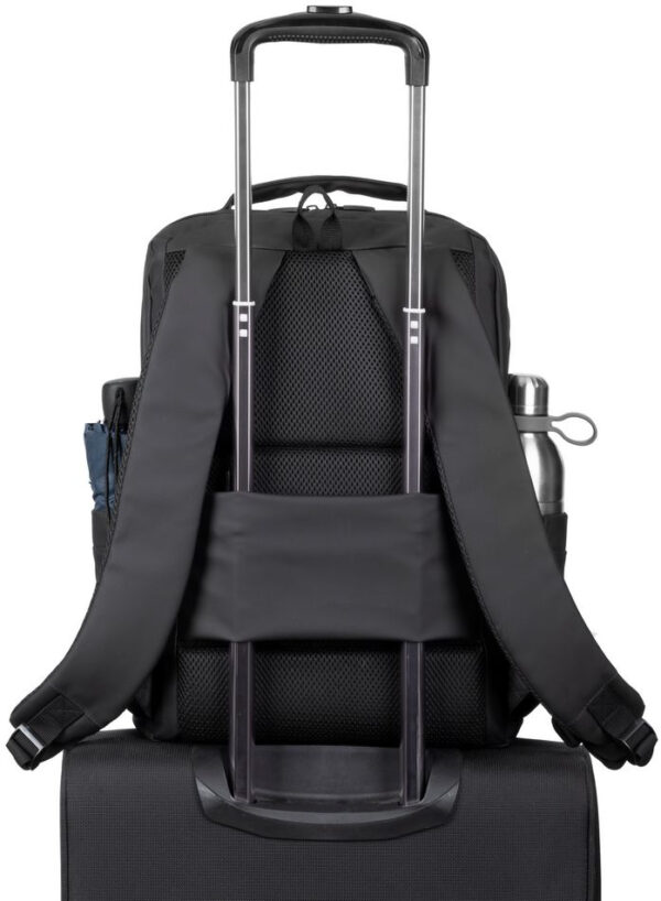 Rivacase Tegel Coated Eco Laptop Backpack 15.6Inch Black - Afbeelding 5