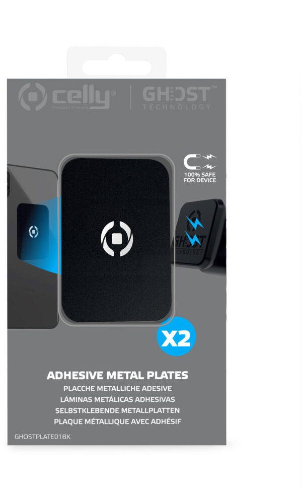 Celly Ghostplate Universal Magnetic Plate Black - Afbeelding 3