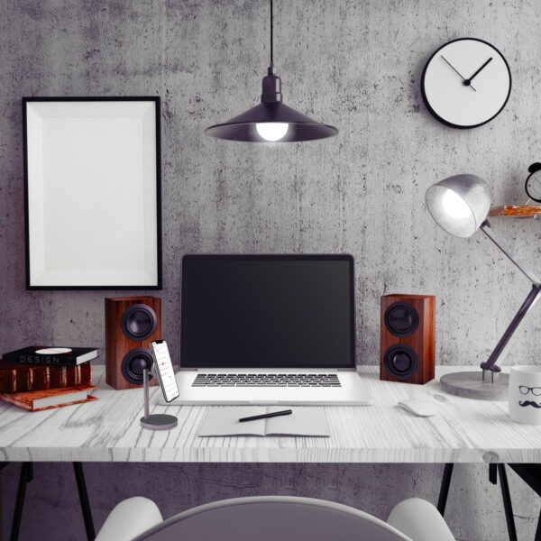 Celly Ghostdesk Universal Magnetic Desk Holder Dark Grey - Afbeelding 4
