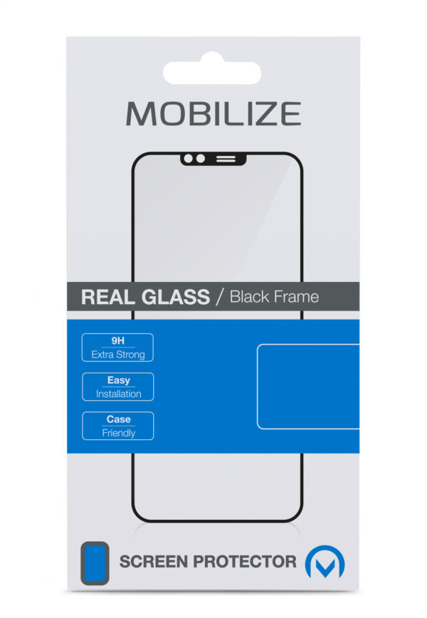 Mobilize Edge-To-Edge Glass Screen Protector Apple Iphone 15 Pro Full Glue - Afbeelding 3