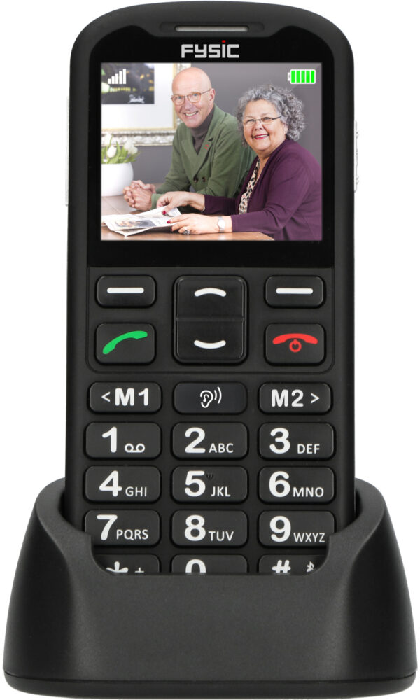 Fysic F10 Fysic Big Button Gsm 4G Black Actie Pakket 5+1 Gratis