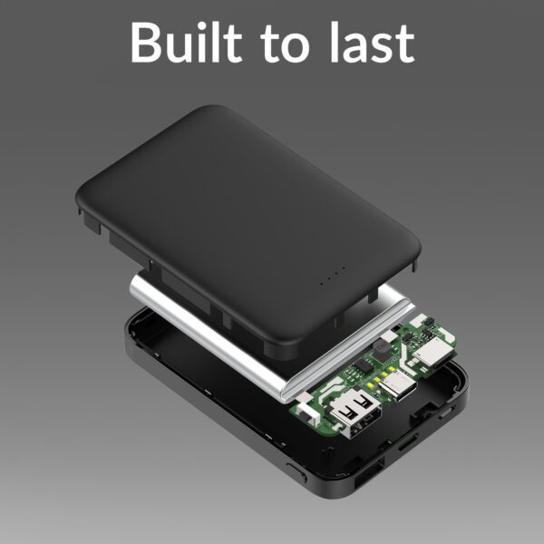 Mobilize Power Bank 5000Mah 15W Black - Afbeelding 5