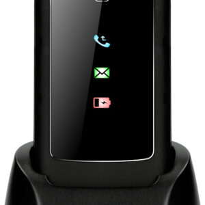 Fysic F15 Fysic Big Button Klap Gsm 4G Black Actie Pakket 5+1 Gratis