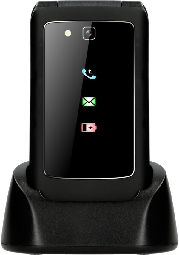Fysic F15 Fysic Big Button Klap Gsm 4G Black Actie Pakket 5+1 Gratis