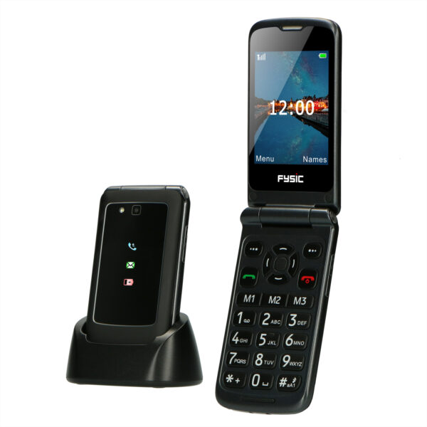 Fysic F15 Fysic Big Button Klap Gsm 4G Black Actie Pakket 5+1 Gratis - Afbeelding 6