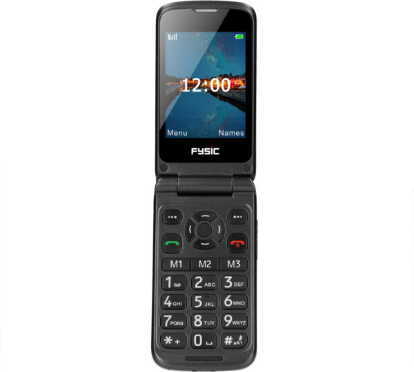 Fysic F15 Fysic Big Button Klap Gsm 4G Black Actie Pakket 5+1 Gratis - Afbeelding 9
