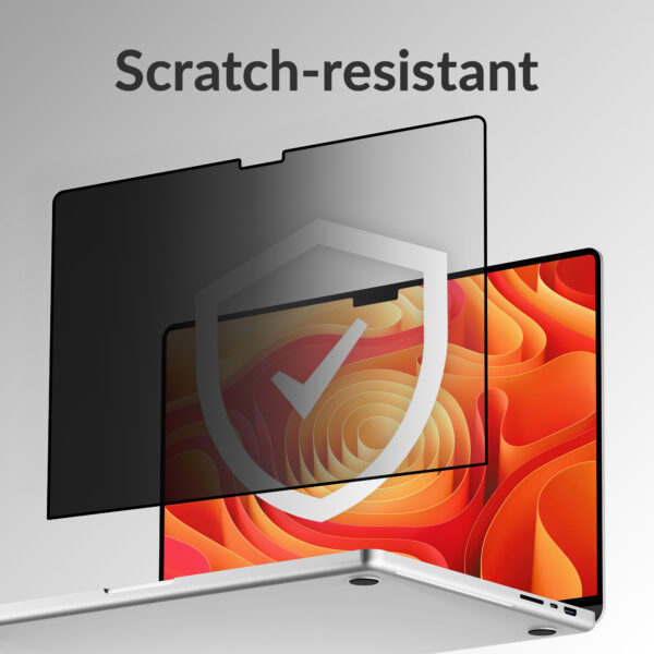 Mobilize Privacy Screen Protector For Apple Macbook Air 13.6Inch (2022 - 2024) - Afbeelding 3