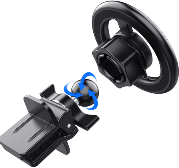 Celly Ghostmagpro Magsafe Car Holder Black - Afbeelding 3