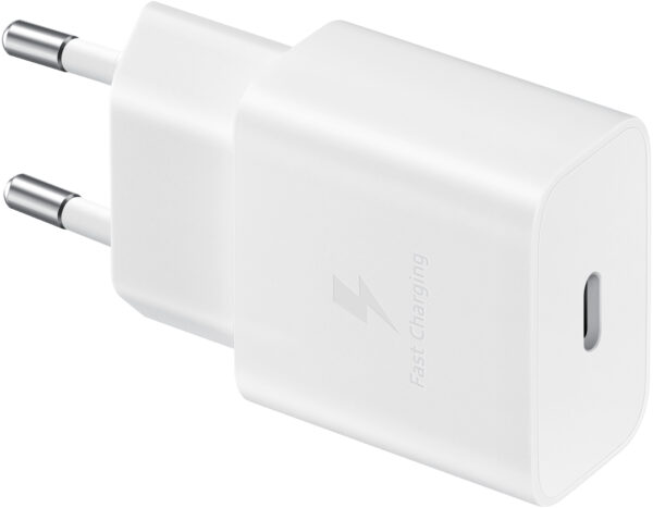 Samsung Ep-T1510Nwegeu Samsung Usb-C Fast Charger Pd Power Adapter 15W White Bulk - Afbeelding 2