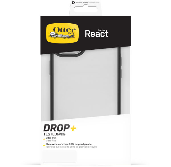 Otterbox React Series Apple Iphone 14 Plus/15 Plus Clear/Black - Afbeelding 5