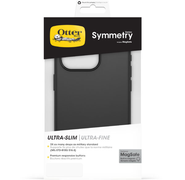 Otterbox Symmetry+ Case Apple Iphone 15 Pro Black - Afbeelding 5