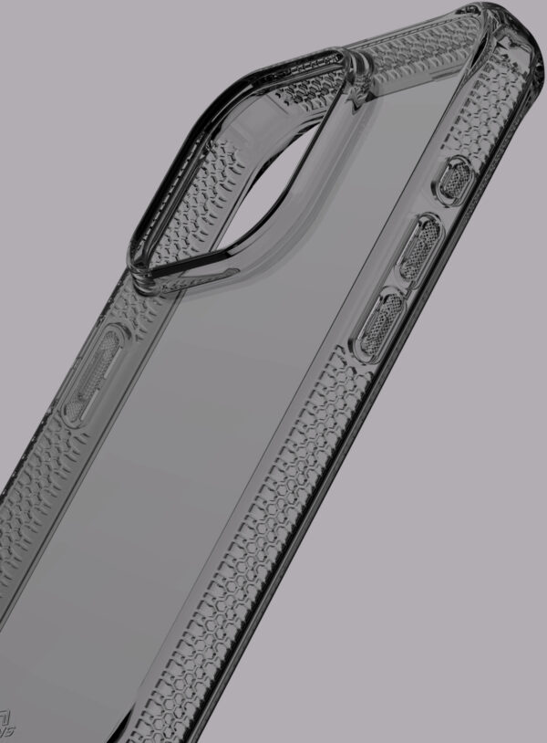 Itskins Level 2 Spectrumclear_R For Apple Iphone 15 Pro Smoke - Afbeelding 4