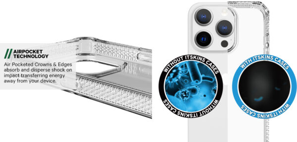Itskins Level 2 Spectrumclear_R For Apple Iphone 15 Pro Transparent - Afbeelding 9