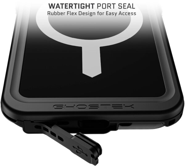 Ghostek Nautical Slim Waterproof Magsafe Case Apple Iphone 15 Pro Black - Afbeelding 8