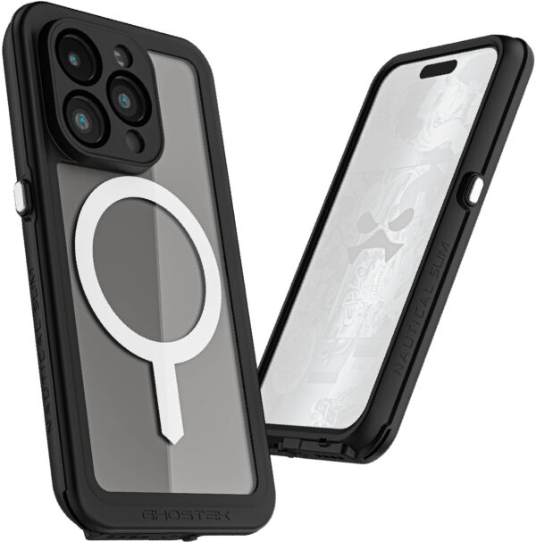 Ghostek Nautical Slim Waterproof Magsafe Case Apple Iphone 15 Pro Clear - Afbeelding 5
