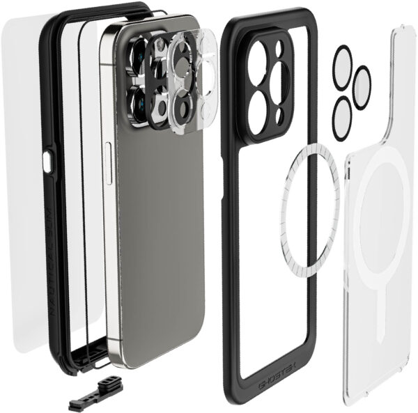 Ghostek Nautical Slim Waterproof Magsafe Case Apple Iphone 15 Pro Clear - Afbeelding 7