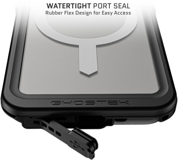 Ghostek Nautical Slim Waterproof Magsafe Case Apple Iphone 15 Pro Clear - Afbeelding 8