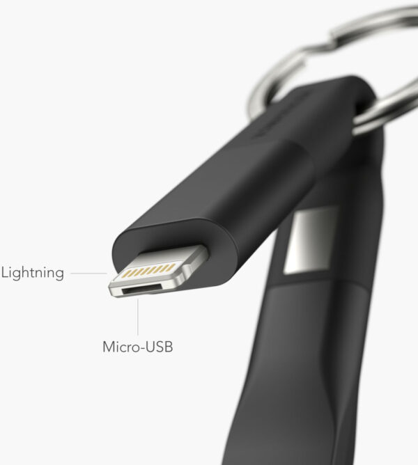 Vonmählen High Six 6In1 Fast Charging Cable Black/Silver - Afbeelding 6