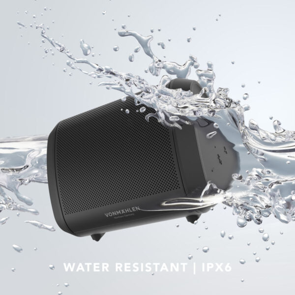Vonmählen Air Beats Mini Portable Bluetooth Speaker Black - Afbeelding 3