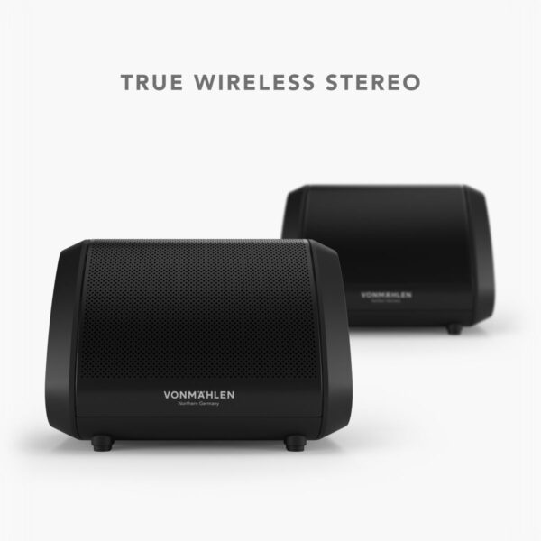 Vonmählen Air Beats Mini Portable Bluetooth Speaker Black - Afbeelding 4