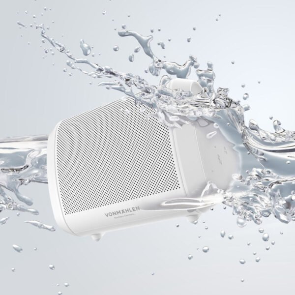 Vonmählen Air Beats Mini Portable Bluetooth Speaker White - Afbeelding 5