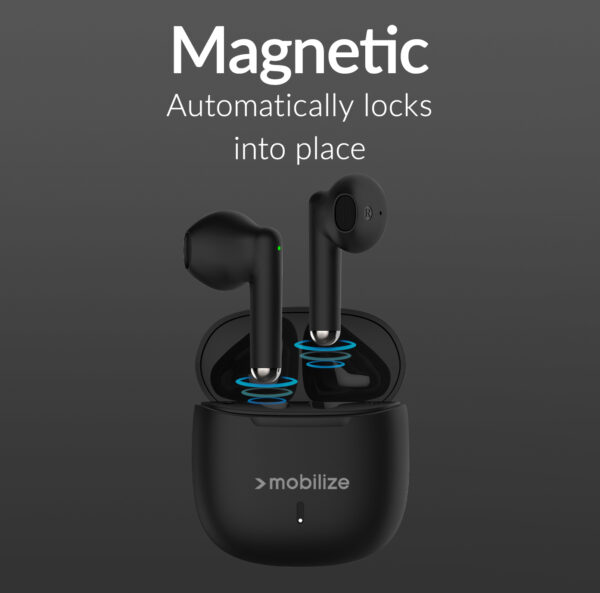 Mobilize Tws Earbuds Black - Afbeelding 4