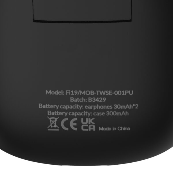 Mobilize Tws Earbuds Black - Afbeelding 8