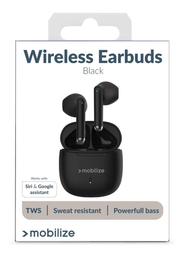 Mobilize Tws Earbuds Black - Afbeelding 9