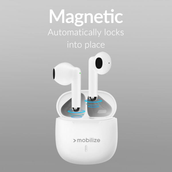 Mobilize Tws Earbuds White - Afbeelding 4